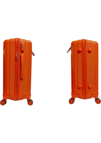 ☾ ✩ 𝐓𝐔̈𝐑𝐊 𝐘𝐈𝐋𝐃𝐈𝐙𝐈 ☾ ✩ Travel Polo Esnek Kauçuk Üstün Kaliteli Orta Boy Valiz 𝟔𝟓 𝐜𝐦 indirimleri
