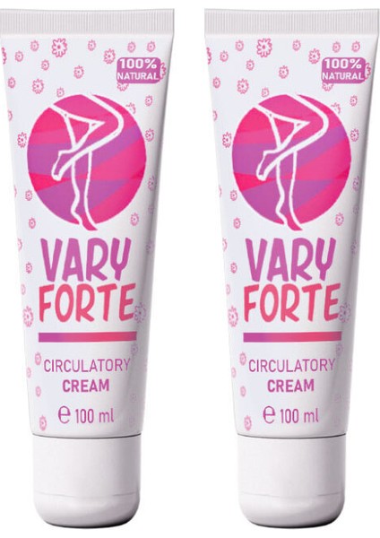 Varyforte Bacaklarınızdaki Varislerinize Karşı Bakım Kremi Tüp 100 ml x 2 Adet