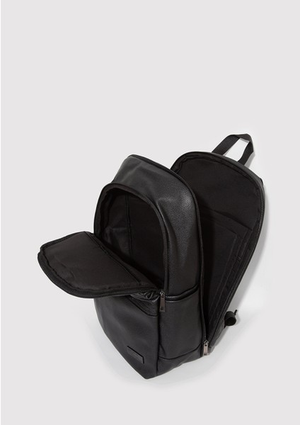 Suni Deri Siyah Sırt Çantası 0911952-900 indirimleri