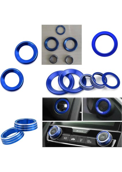 Honda Civic Fc5 Fk7 Mavi Halka Seti