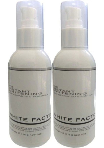 White Factor For Instant Whitening - Açıcı Krem 120 ml x 2 Adet