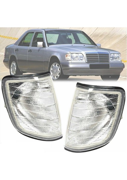 Mercedes W124 E Serisi Sağ Sol Ön Sinyal Lambası Takımı 1993-1