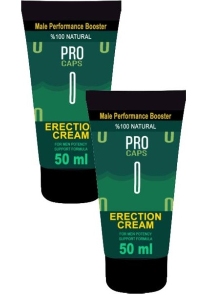 Pro Caps 0 Er.kekler Için Ge.ci.ktirici Ser.tleş.tirici Kremi 50 ml x 2 Adet