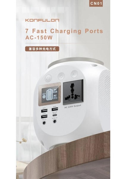 Bfs CN01 Powerbank 45.000 Mah Kamp Şarj Pd - Beyaz fırsatları