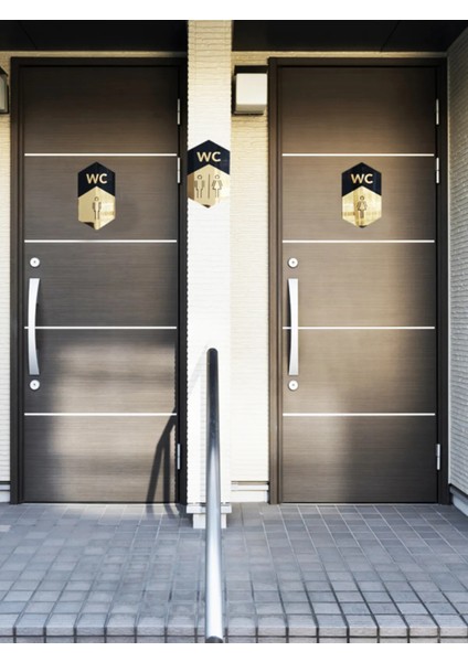 Tuvalet Tabelası – Ahşap – Pleksi - Kadın ve Erkek Banyo Tabelaları - Restorant – Otel – Kafe - Okul fırsatları