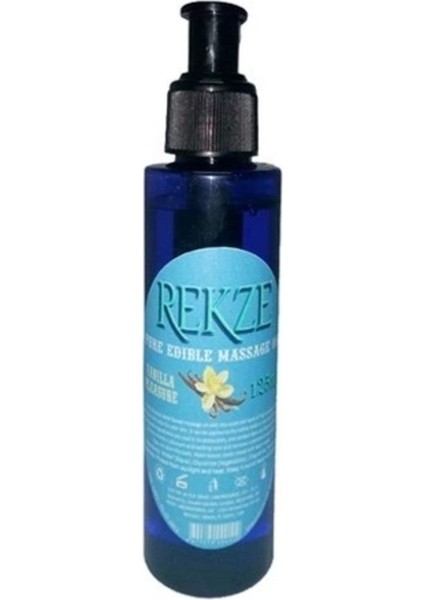 Rekze Erkeklere Özel Vanilya Aromalı Masaj Yağı Pure Edible Vanilla Flavor Massage Oil 125ML