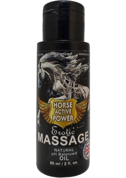 Horse Active Power Rahatlatıcı Fantezili Etkilerde Vücut Masaj Yağı 60 ml 1 Adet