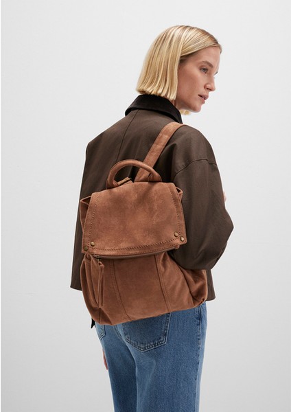 Suni Süet Kahverengi Sırt Çantası 1913388-80713