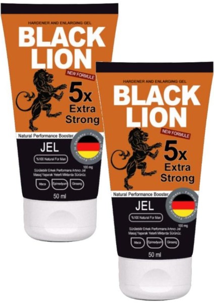 Black Lıon Jel Ser.tleş.tirici Büy.ütücü Erk.ek Kremi 50ML x 2 Adet