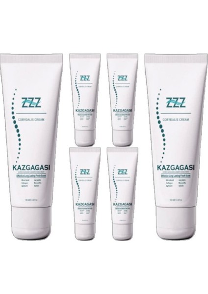 Zzz Kaz Gagası 6 Adet Özel Karışımlı Corydalis 100 ml Sırt Bel Kas Iskelet Kısmi Kullanım Kremi