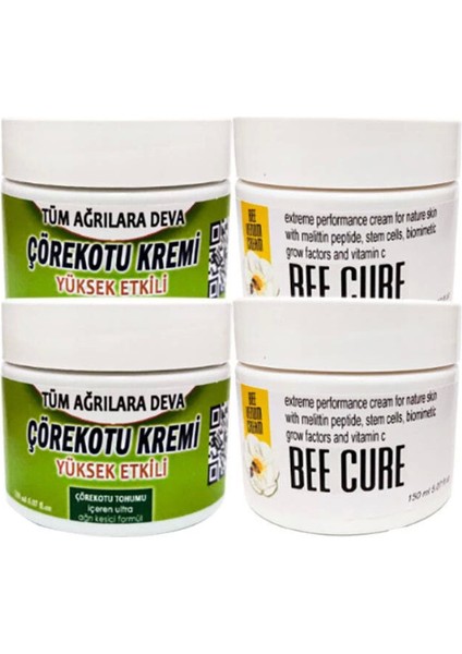 Çörek Otu Vücut Sızılarına 2 x 100 ml - Bee Cure Krem 2 x 150 ml