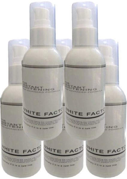 White Factor 4X120 ml Cilt Renk Açıcı Bakım Kremi