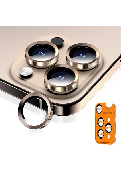 Iphone 16 Pro Uyumlu Anti-Reflective Safir Lens Koruyucu Parlamaz Leke Tutmaz Kamera Koruyucu