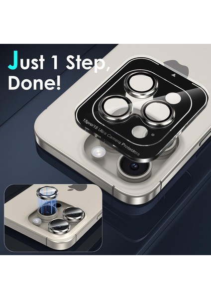 Iphone 16 Pro Max Uyumlu Anti-Reflective Safir Lens Koruyucu Parlamaz Leke Tutmaz Kamera Koruyucu modelleri