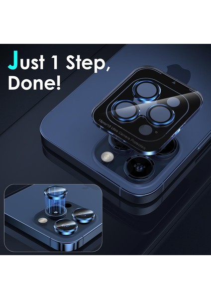 Iphone 15 Pro Uyumlu Anti-Reflective Safir Lens Koruyucu Parlamaz Leke Tutmaz Kamera Koruyucu modelleri