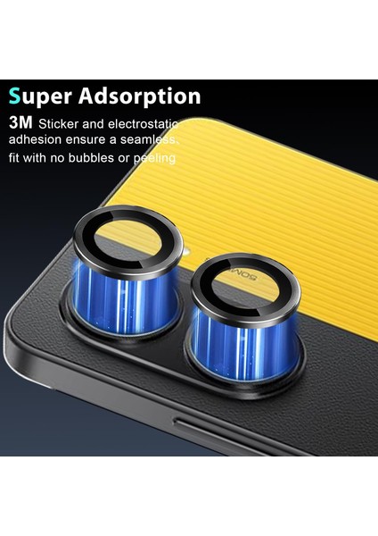 Xiaomi Poco X7 Pro Uyumlu Safir Lens Koruyucu Su Geçirmez Iz Bırakmaz Kamera Koruyucu modelleri