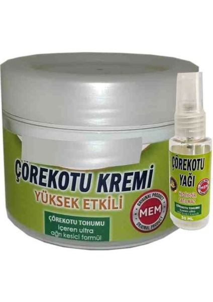 Mem Çörek Otu Kremi 100ML + 30 ml Yağ Set