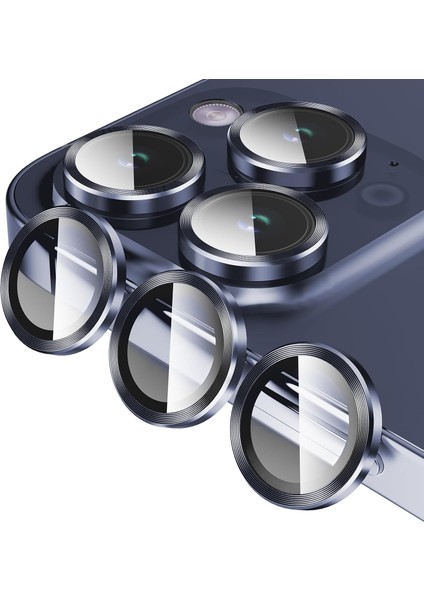 Iphone 17 Pro Max Uyumlu Anti-Reflective Safir Lens Koruyucu Parlamaz Leke Tutmaz Kamera Koruyucu