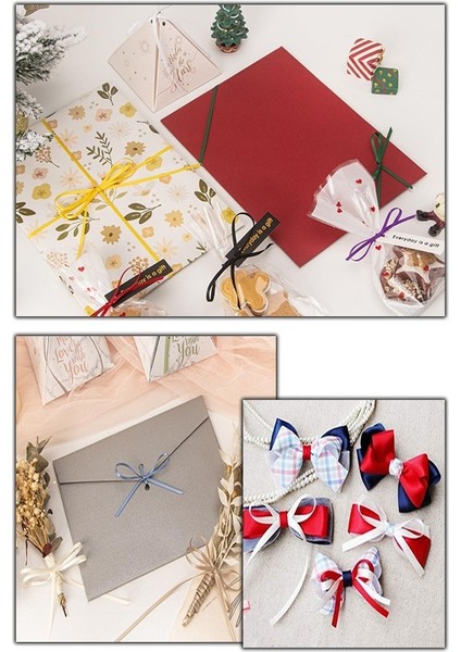 Yeşil Kurdele Saten 1 cm 10 Metre 2 Adet Saten Kurdela Parlak Hediye ve Süsleme Şeridi Süs Paketleme Çiçek Saç El fiyatları