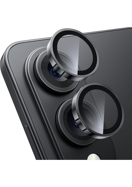 Samsung Galaxy S25 Edge Uyumlu Safir Lens Koruyucu Su Geçirmez Iz Bırakmaz Kamera Koruyucu