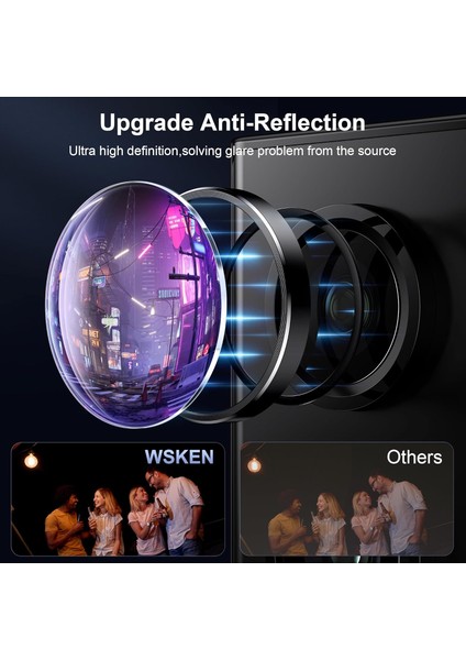 Samsung Galaxy S23 Ultra Uyumlu Safir Lens Koruyucu Su Geçirmez Iz Bırakmaz Kamera Koruyucu fiyatları
