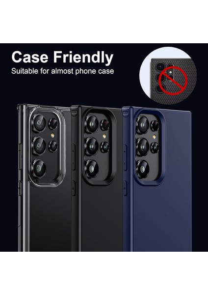 Samsung Galaxy S23 Ultra Uyumlu Safir Lens Koruyucu Su Geçirmez Iz Bırakmaz Kamera Koruyucu indirimleri