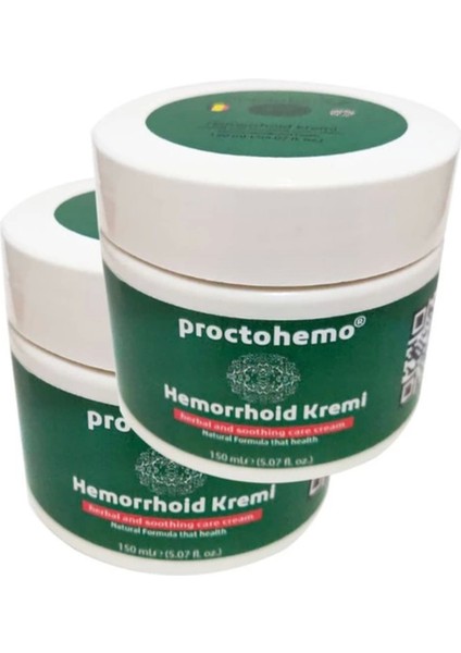 Proctohemo Kişisel Krem Büyük Boy 150 ml x 2 Adet