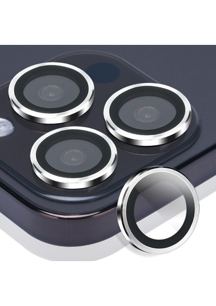 Iphone 15 Pro Max Uyumlu Anti-Reflective Safir Lens Koruyucu Parlamaz Leke Tutmaz Kamera Koruyucu