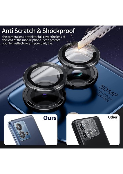 Xiaomi Redmi Note 12 Pro 5g Uyumlu Safir Lens Koruyucu Su Geçirmez Iz Bırakmaz Kamera Koruyucu fırsatları