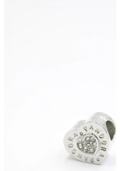 Pn Bileklik Kalp Charm - Gümüş
