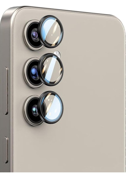 Samsung Galaxy S23 Fe Uyumlu Safir Lens Koruyucu Su Geçirmez Iz Bırakmaz Kamera Koruyucu