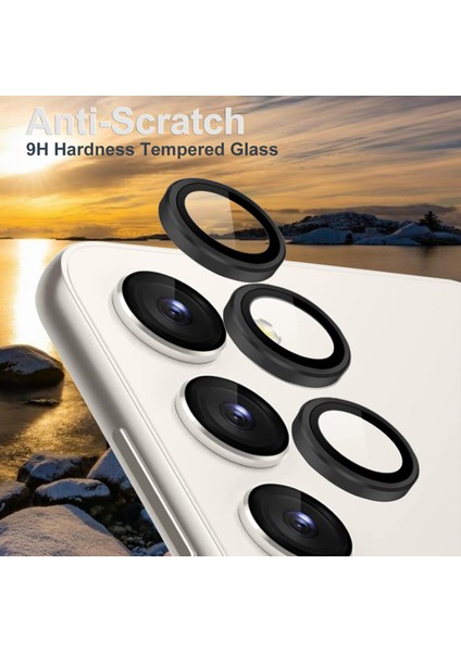 Samsung Galaxy S23 Fe Uyumlu Safir Lens Koruyucu Su Geçirmez Iz Bırakmaz Kamera Koruyucu fırsatları