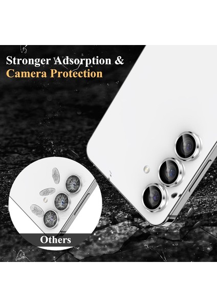 Samsung Galaxy S25 Uyumlu Anti-Reflective Safir Lens Koruyucu Parlamaz Leke Tutmaz Kamera Koruyucu modelleri
