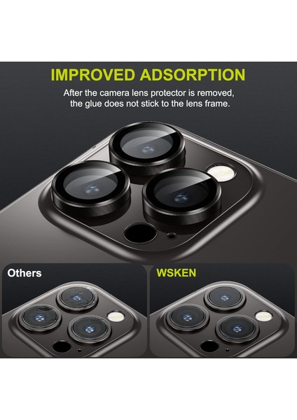 Iphone 14 Pro Uyumlu Anti-Reflective Safir Lens Koruyucu Parlamaz Leke Tutmaz Kamera Koruyucu indirimleri