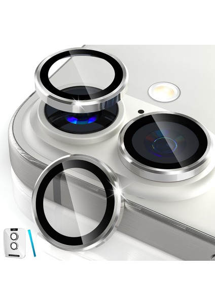 Iphone 16 Plus Uyumlu Anti-Reflective Safir Lens Koruyucu Parlamaz Leke Tutmaz Kamera Koruyucu