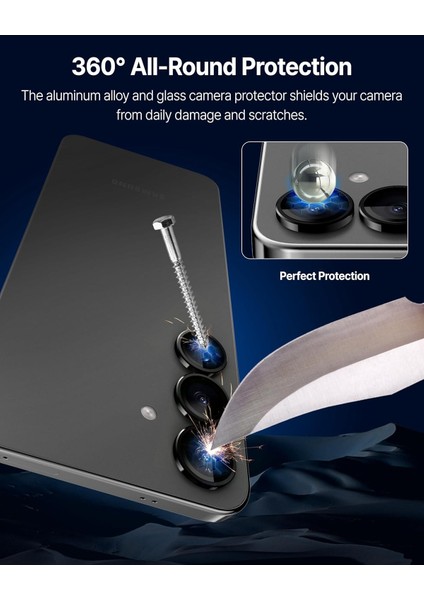 Samsung Galaxy S25 Uyumlu Anti-Reflective Safir Lens Koruyucu Parlamaz Leke Tutmaz Kamera Koruyucu modelleri