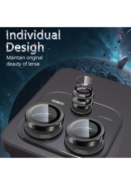 Xiaomi Redmi Note 14 5g Uyumlu Safir Lens Koruyucu Su Geçirmez Iz Bırakmaz Kamera Koruyucu modelleri