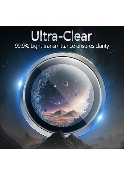 Xiaomi Redmi Note 14 5g Uyumlu Safir Lens Koruyucu Su Geçirmez Iz Bırakmaz Kamera Koruyucu