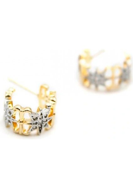 Kutup Yıldızı Küpe - Çok Renkli