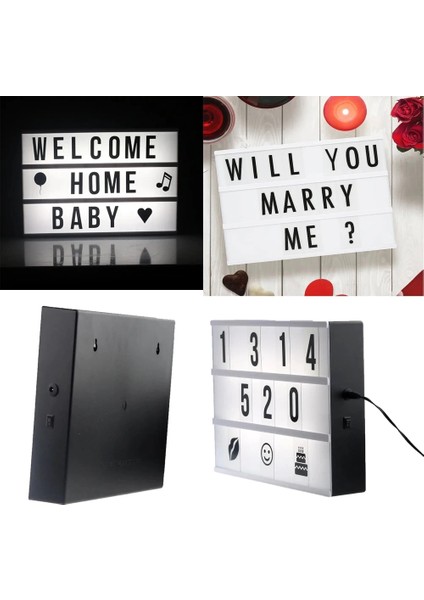 A4 LED Işıklı Yazı Panosu Lightbox