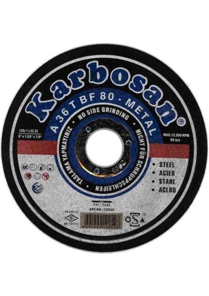 Karbosan Metal Kesici 115X3X22 mm