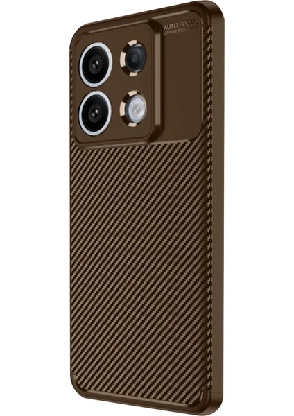 Bfs Xiaomi Redmi Note 13 Pro 4g Kılıf Auto Focus Karbon Kapak - Kahverengi fiyatları