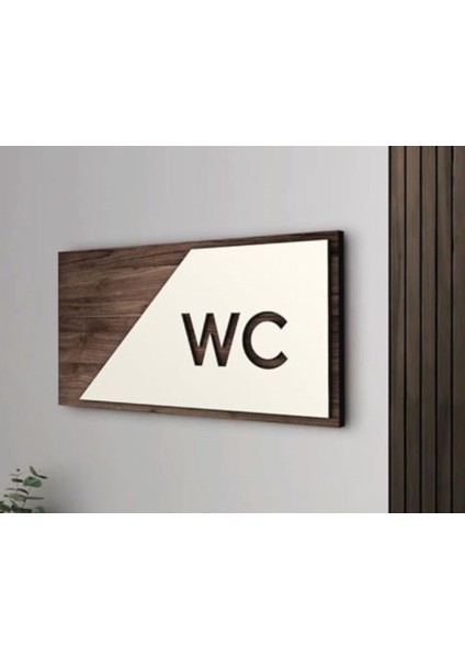 Wc Tuvalet Tabelası 22X12 cm Kapı Yönlendırme Levhası Büyük Boy modelleri