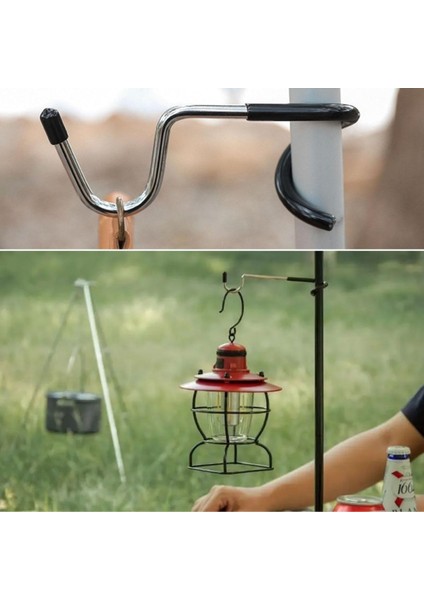 Kamp Için Çok Fonksiyonlu S-Şekilli Direk Askısı Kaymaz Paslanmaz Çelik Eşya Asma Kancası (4741) modelleri