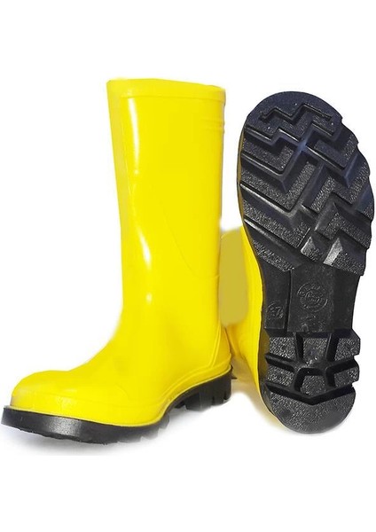 Gezer Pvc Kısa Çizme Sarı 39 Numara