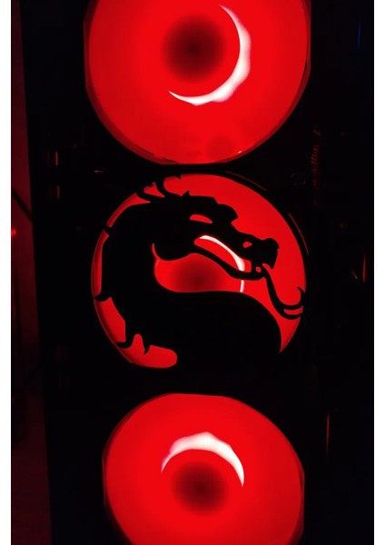 Mortal Kombat 120MM Fan Kapağı | Bilgisayar Kasası Toz Koruma ve Şık Tasarım
