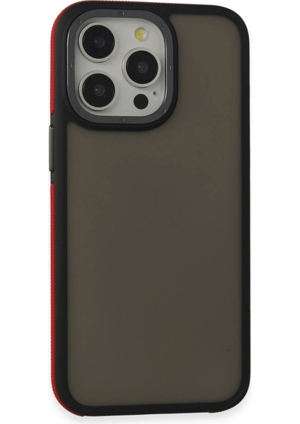 Bfs iPhone 15 Pro Harvel Kapak - Kırmızı
