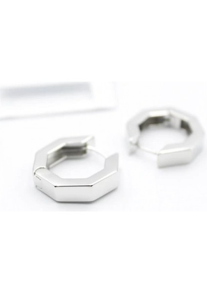 Sekizgen Küpe - Gümüş fiyatları