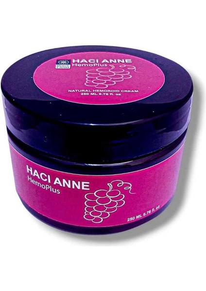Hacı Anne Hemoplus Doğal ve Bitkisel Kremi 250 ml