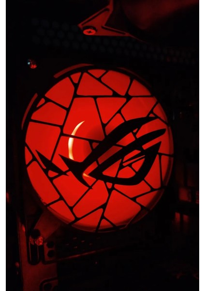 Rog Gaming 120MM Fan Kapağı | Bilgisayar Kasası Toz Koruma ve Şık Tasarım